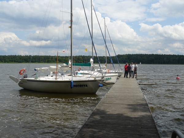 Pogoda była typowo żeglarska (wiatr do 5 – 6 ° B)