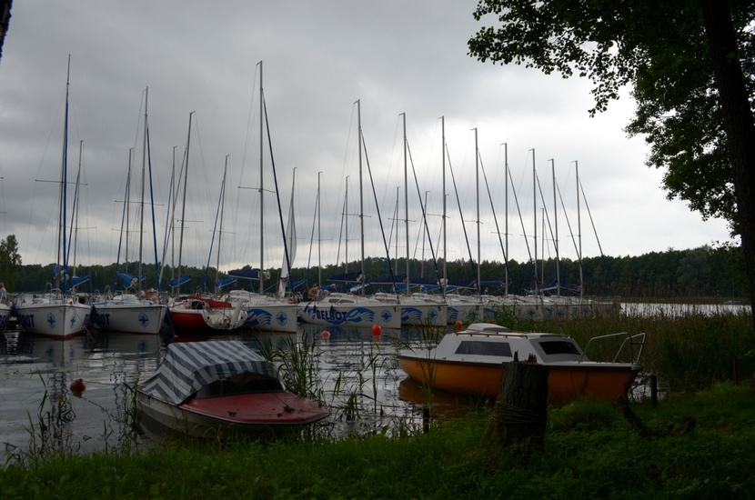 Port jachtowy w Wilkasach prezentuje się okazale (Marina BEŁBOT”)