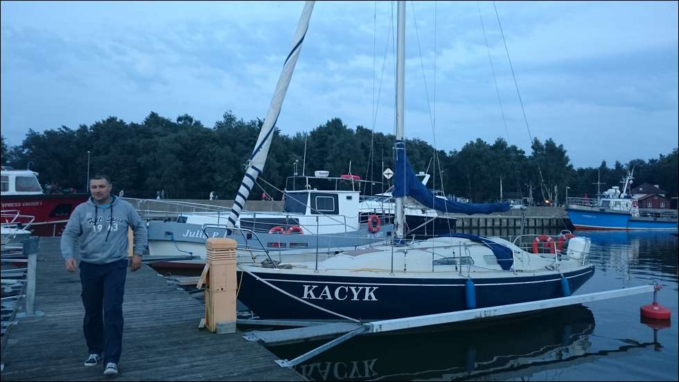 s/y „Kacyk” w Porcie Łeba 