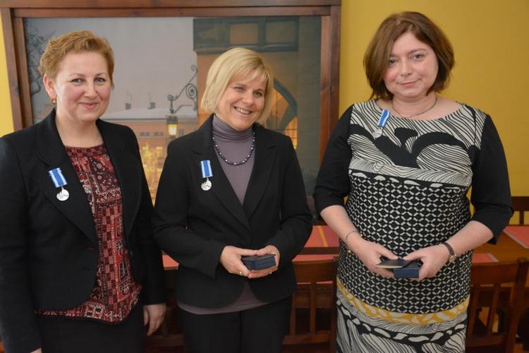 Od lewej: hm. Agnieszka Nawrocka, pwd Katarzyna Hrynkiewicz, mgr Aleksandra Grodecka