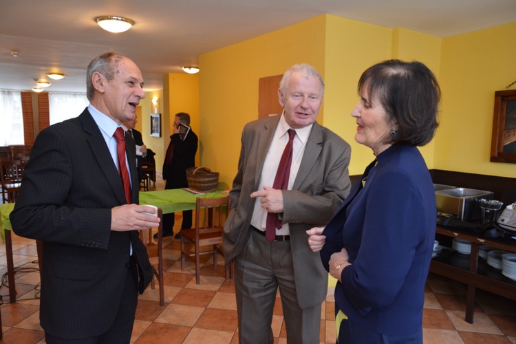 Hm. Danuta Noszka-Leśniewska, prof. hm. Józef Lipiec, hm. Andrzej Krzyworzeka (Fot. Agn.G.)