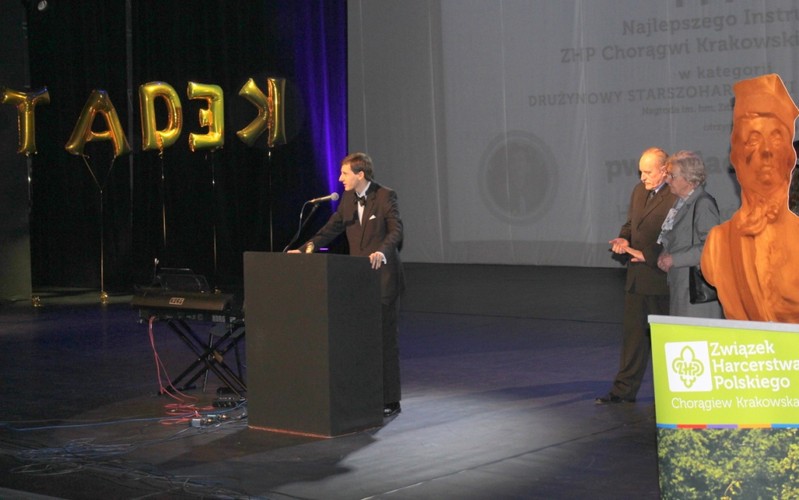 Dh pwd. Maciej Wcisło- tegoroczny laureat w kategorii Drużynowy Starszoharcerski „Indiana Jones”