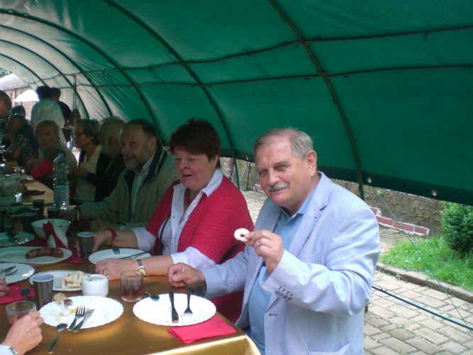 Sympatyczna towarzyska część spotkania