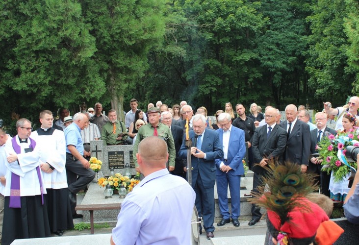 Zmarłą żegna Prezydent miasta Krakowa prof. Jacek Majchrowski